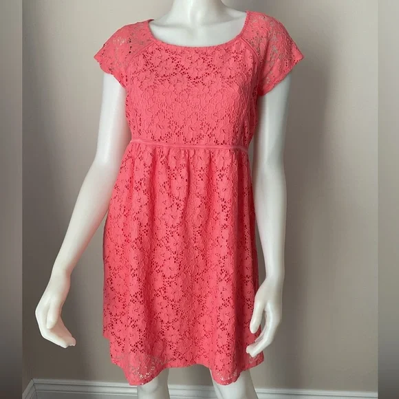 Motherhood Maternity Lace Dress - Picture 2 of 7